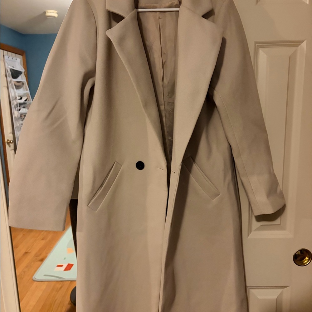 Cream Women's Coat